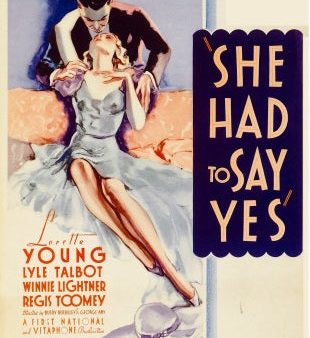 She Had To Say Yes (1933) - Loretta Young  DVD Cheap