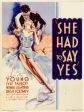 She Had To Say Yes (1933) - Loretta Young  DVD Cheap