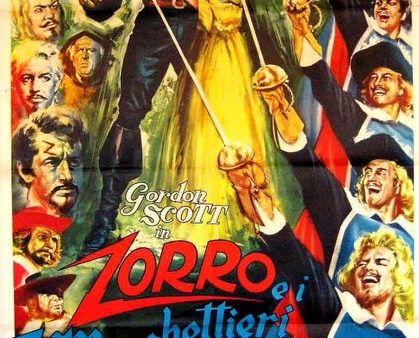 Zorro And The Three Musketeers (1963) - Gordon Scott  DVD Cheap