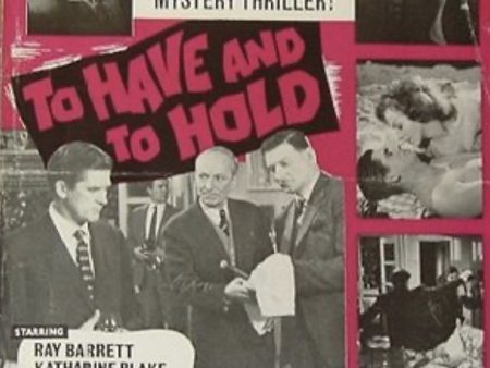 To Have And To Hold (1963) - Ray Barrett  DVD Sale