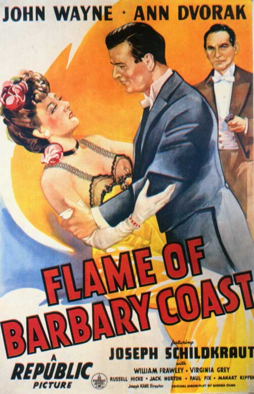 Flame Of Barbary Coast (1945) - John Wayne  DVD on Sale