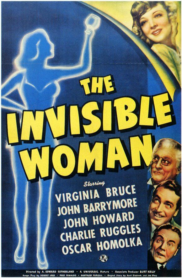 The Invisible Woman (1940) - Virginia Bruce  DVD Colorized Version Online Sale