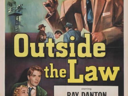 Outside The Law (1956) - Ray Danton  Colorized Version  DVD on Sale