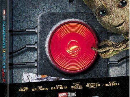 Guardians of the Galaxy Vol 2 (2017) - Chris Pratt  Steelbook Blu Ray Online now