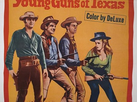 Young Guns Of Texas (1962) - James Mitchum  DVD For Cheap