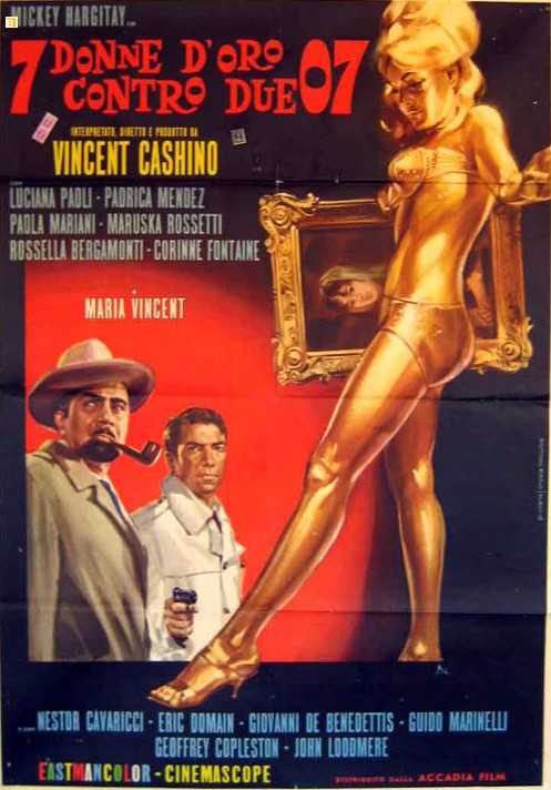 7 Golden Women Against Two 07 (1966) - Mickey Hargitay Hot on Sale