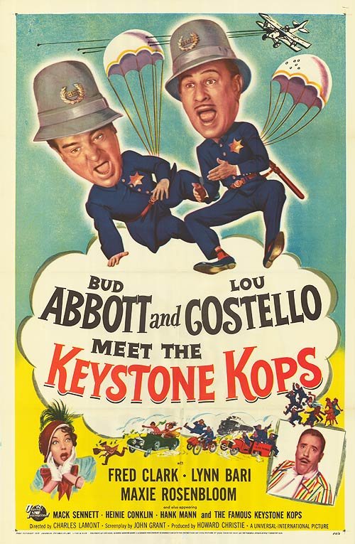 Abbott And Costello Meet The Keystone Kops (1955)    Colorized Version  DVD Hot on Sale