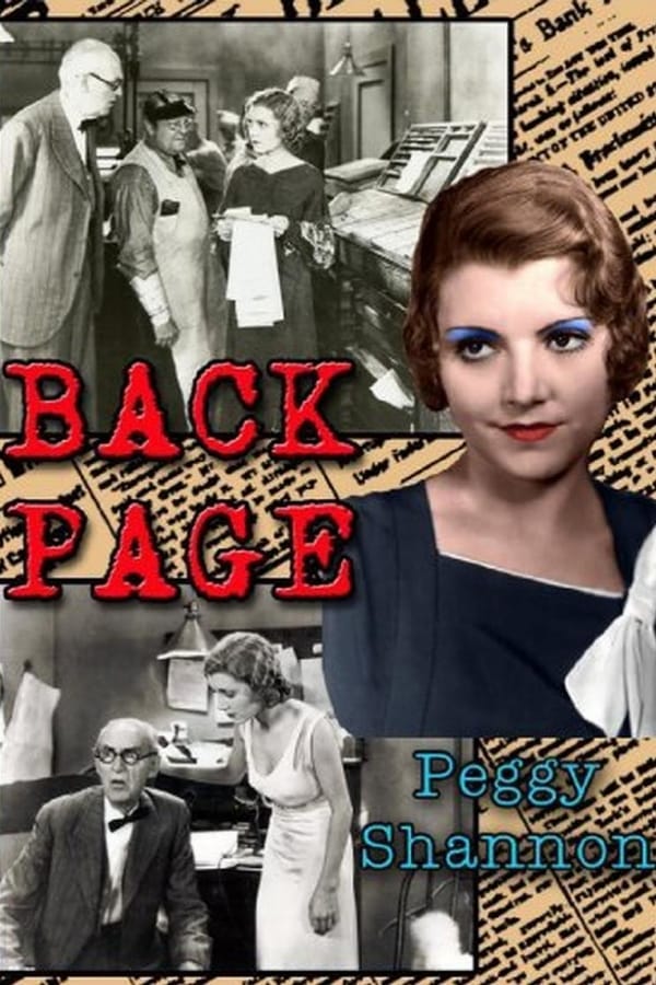 Back Page (1934) - Peggy Shannon  DVD on Sale