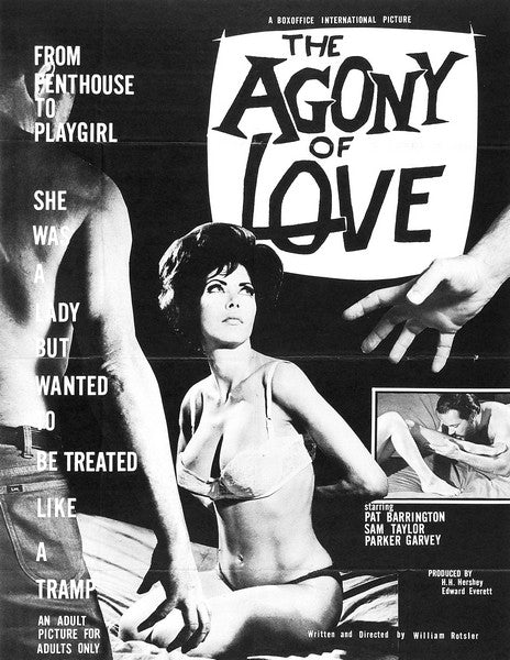 Agony of Love (1966) - Pat Barrington  DVD Online Sale